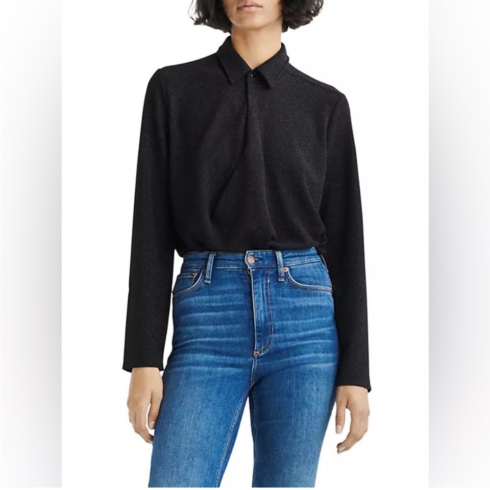 rag & bone Black Long Sleeve Top